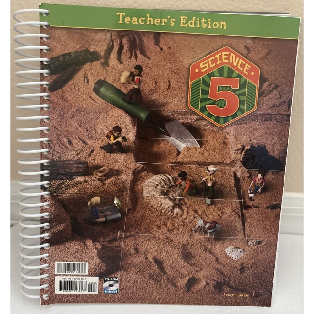 Science 5 Teacher's Edition Textbook (Fourth Edition) BJU Press Homeschool Book